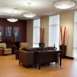 a living room at Bridgeport Healthcare Center