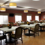 formal dining room at Columbus Healthcare Center