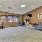 waiting room and lobby at Valley View Healthcare Center
