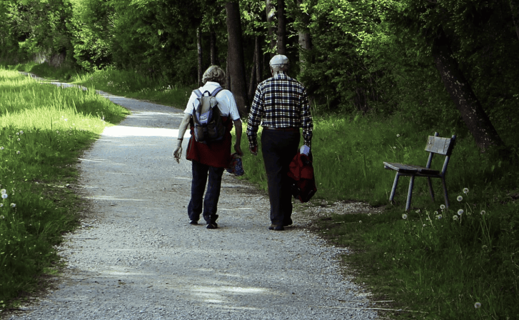 Senior care nature outing